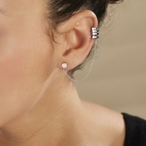 Bijou D'oreille Unitaire Trina Argent Blanc - Boucles d'oreilles fantaisie Femme | Histoire d’Or