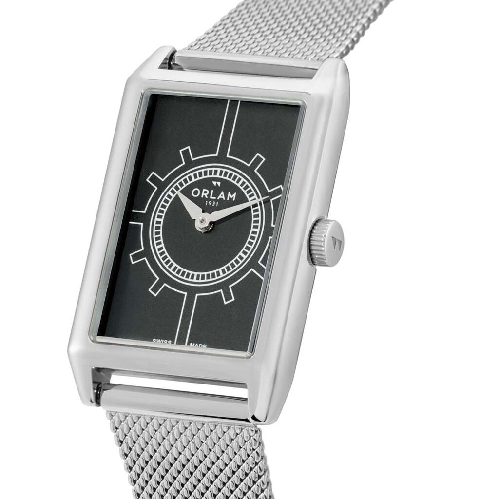 Montre Orlam Epoque Noir - F&ecirc;te des p&egrave;res Homme | Histoire d&rsquo;Or