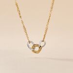 Collier Louisa Or Bicolore - Bijoux sans pierre Femme | Histoire d&rsquo;Or