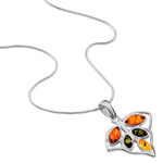 Collier Argent Blanc Anne-therese Ambre - Colliers fantaisie Femme | Histoire d&rsquo;Or