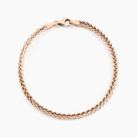 Bracelet Jolien Maille Spiga Or Rose