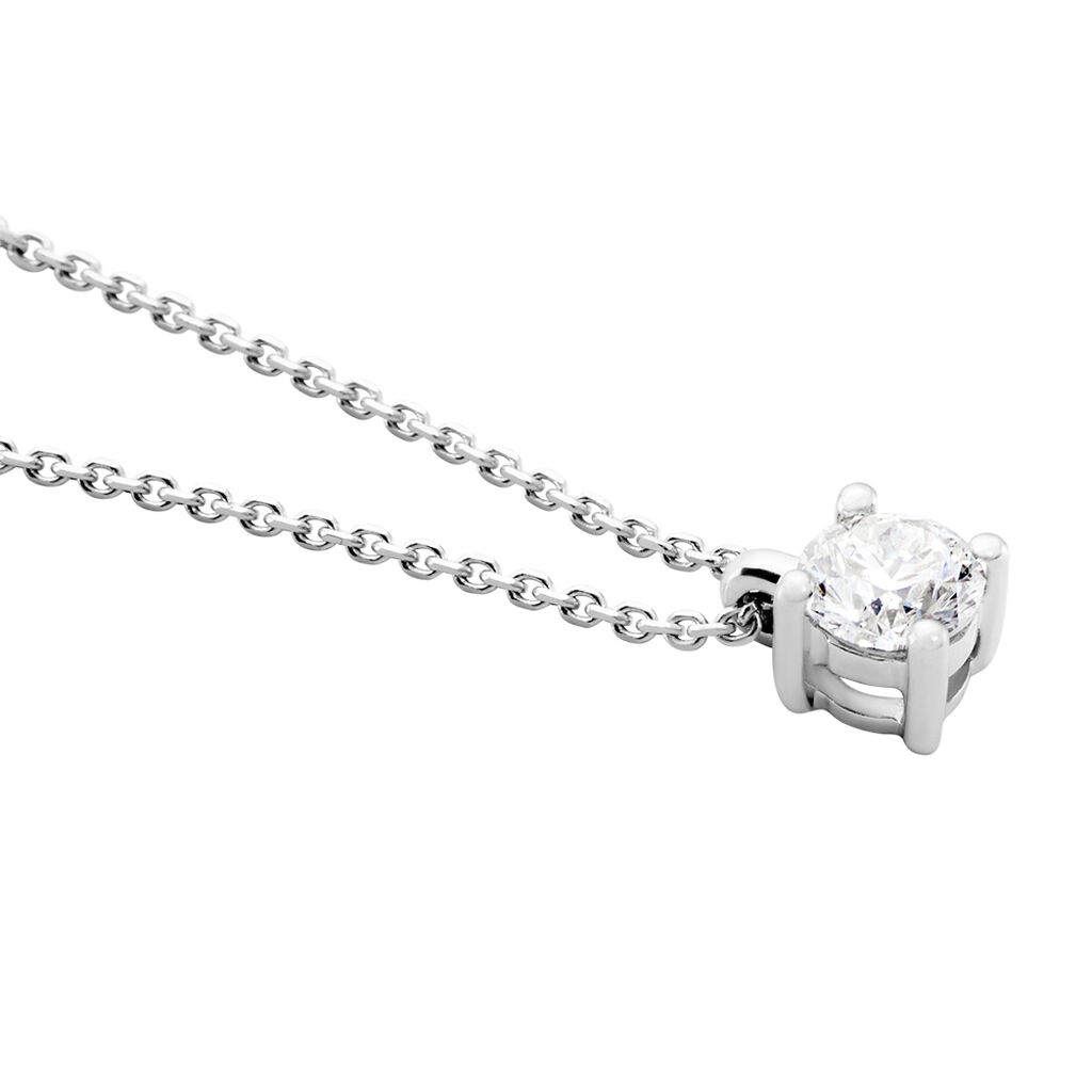 Collier Elfa Or Blanc Diamant - Colliers Femme | Histoire d&rsquo;Or