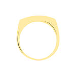 Chevali&egrave;re Benton Rectangulaire Ligne Or Bicolore - Chevali&egrave;res Homme | Histoire d&rsquo;Or