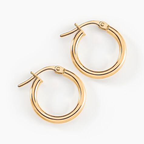 Créoles Verania Or Jaune - Boucles d'oreilles créoles Femme | Histoire d’Or