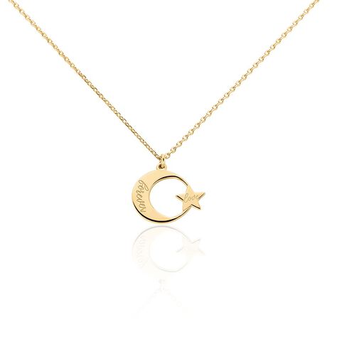 Collier Madalyn Plaqué Or Jaune - Colliers Femme | Histoire d’Or