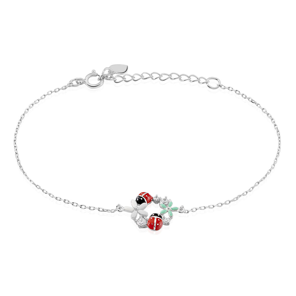 Bracelet Eliniane Argent Blanc Oxyde De Zirconium