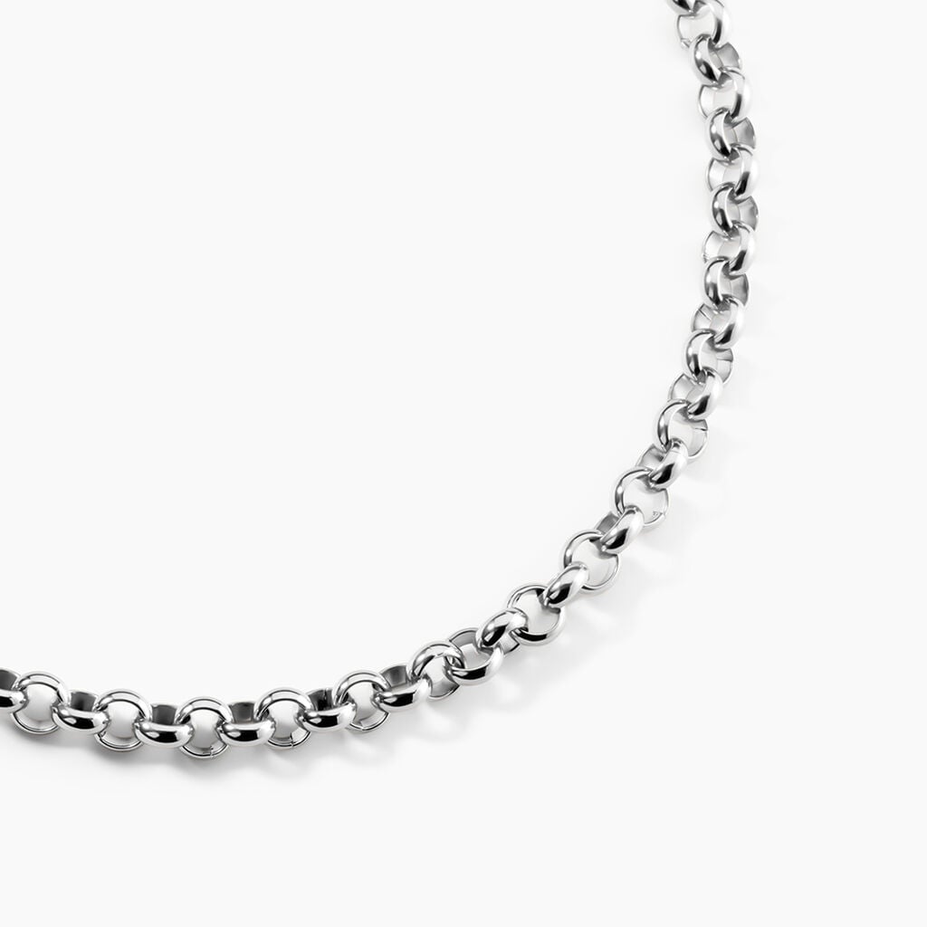 Collier Dionyse Acier Blanc - Chaines Femme | Histoire d&rsquo;Or
