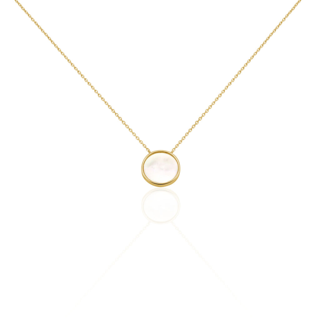 Collier Alta Plaqué Or Jaune Nacre - Colliers Femme | Histoire d’Or