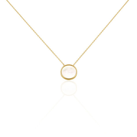 Collier Alta Plaqué Or Jaune Nacre - Colliers Femme | Histoire d’Or
