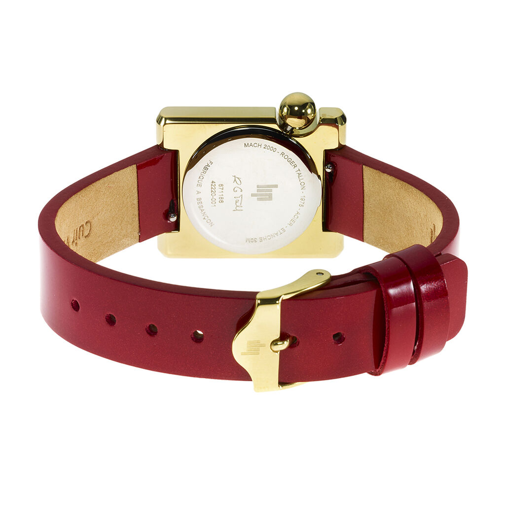 Montre Lip Mach 2000 Mini Square Doré - Montres Femme | Histoire d’Or