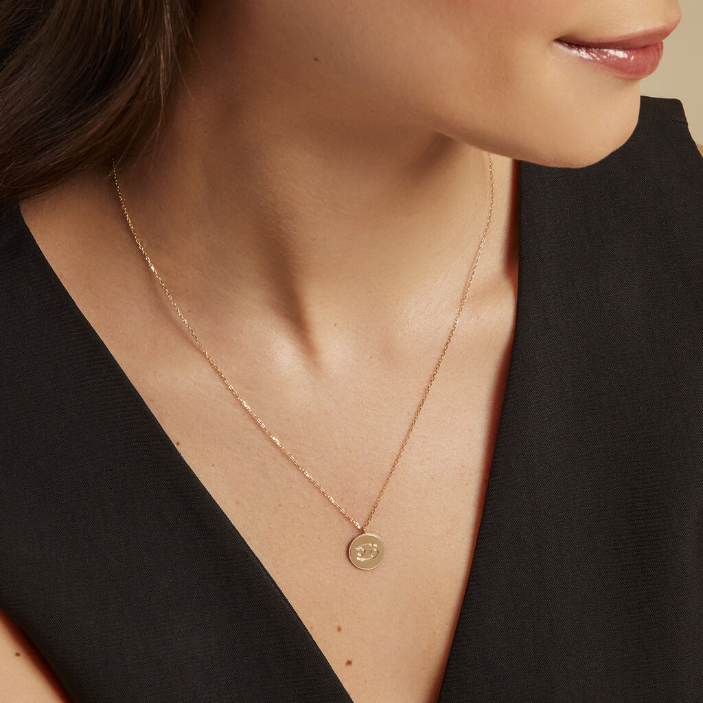 Collier Astrolae Or Jaune Diamant - Colliers Zodiaque Femme | Histoire d’Or