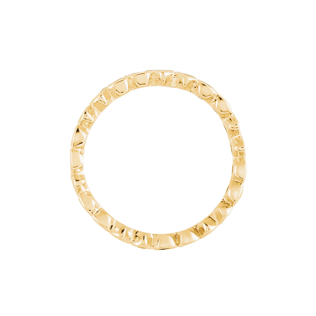 Bague Plaqué Or Jaune Ethem Anneau Pierres Multicolores - Bagues avec pierre Femme | Histoire d’Or