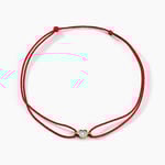 Bracelet Mon Premier Diamant Or Rose Diamant - Bracelets cordon Femme | Histoire d&rsquo;Or