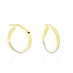 Cr&eacute;oles Doralynne Or Bicolore - Boucles d'oreilles cr&eacute;oles Femme | Histoire d&rsquo;Or