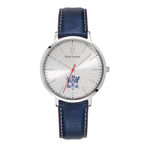 Montre Pierre Lannier Elysee Argent&eacute; - Montres Homme | Histoire d&rsquo;Or