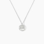 Collier Argent Blanc Sofee Nacre - Colliers fantaisie Femme | Histoire d&rsquo;Or