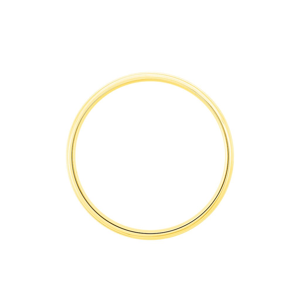 Alliance Memouna Ruban Plat Or Jaune - Alliances Famille | Histoire d’Or