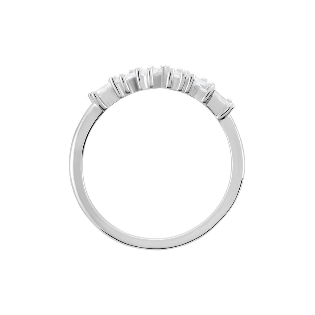 Bague Adonia Argent Blanc Oxyde De Zirconium - Bagues avec pierre Femme | Histoire d’Or