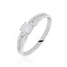 Bague Solitaire Katalina Or Blanc Diamant - Bagues solitaires Femme | Histoire d’Or