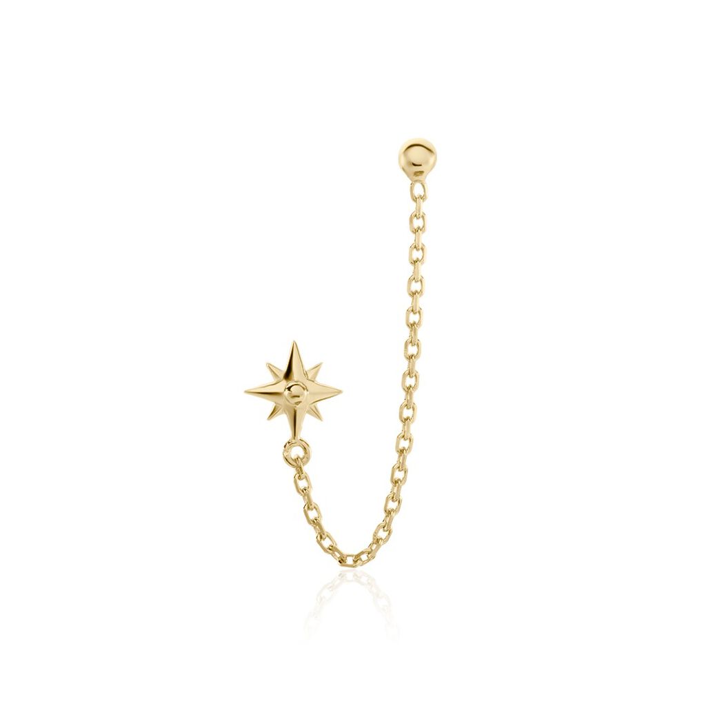 Bijou D'oreille Unitaire Plaqu&eacute; Or Ignatus - Boucles d'oreilles fantaisie Femme | Histoire d&rsquo;Or