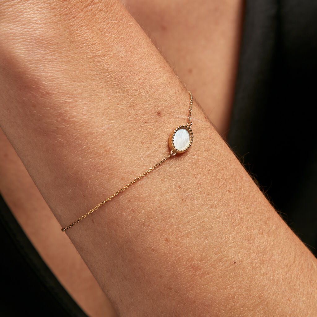 Bracelet Pernia Or Jaune Nacre - Bracelets Femme | Histoire d’Or