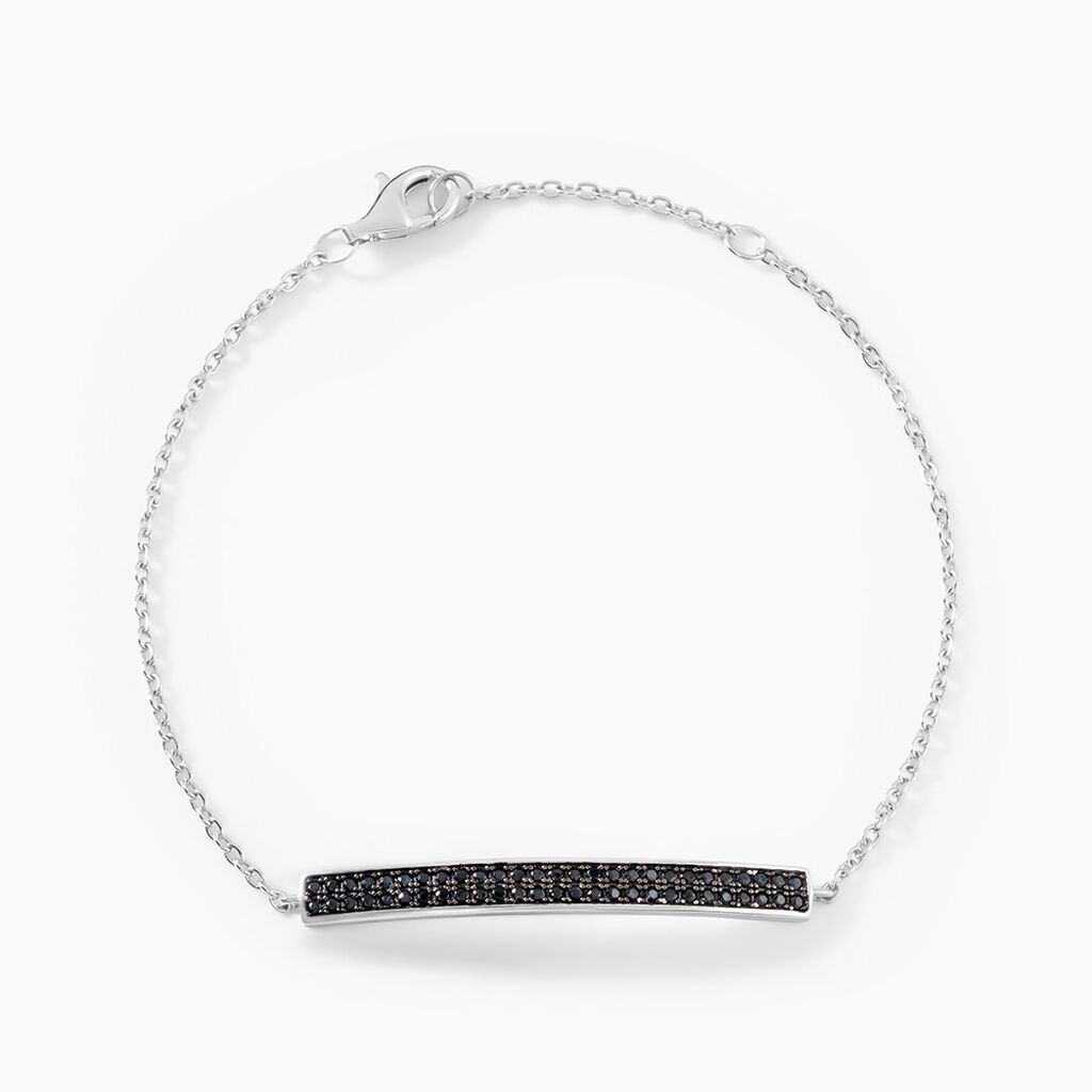 Bracelet Septima Argent Blanc Spinelle - Bracelets Femme | Histoire d&rsquo;Or