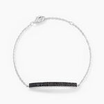 Bracelet Septima Argent Blanc Spinelle - Bracelets Femme | Histoire d&rsquo;Or