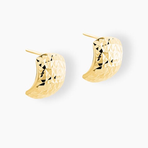 Boucles D'oreilles Puces Linddya Or Jaune - Clous d'oreilles Femme | Histoire d&rsquo;Or