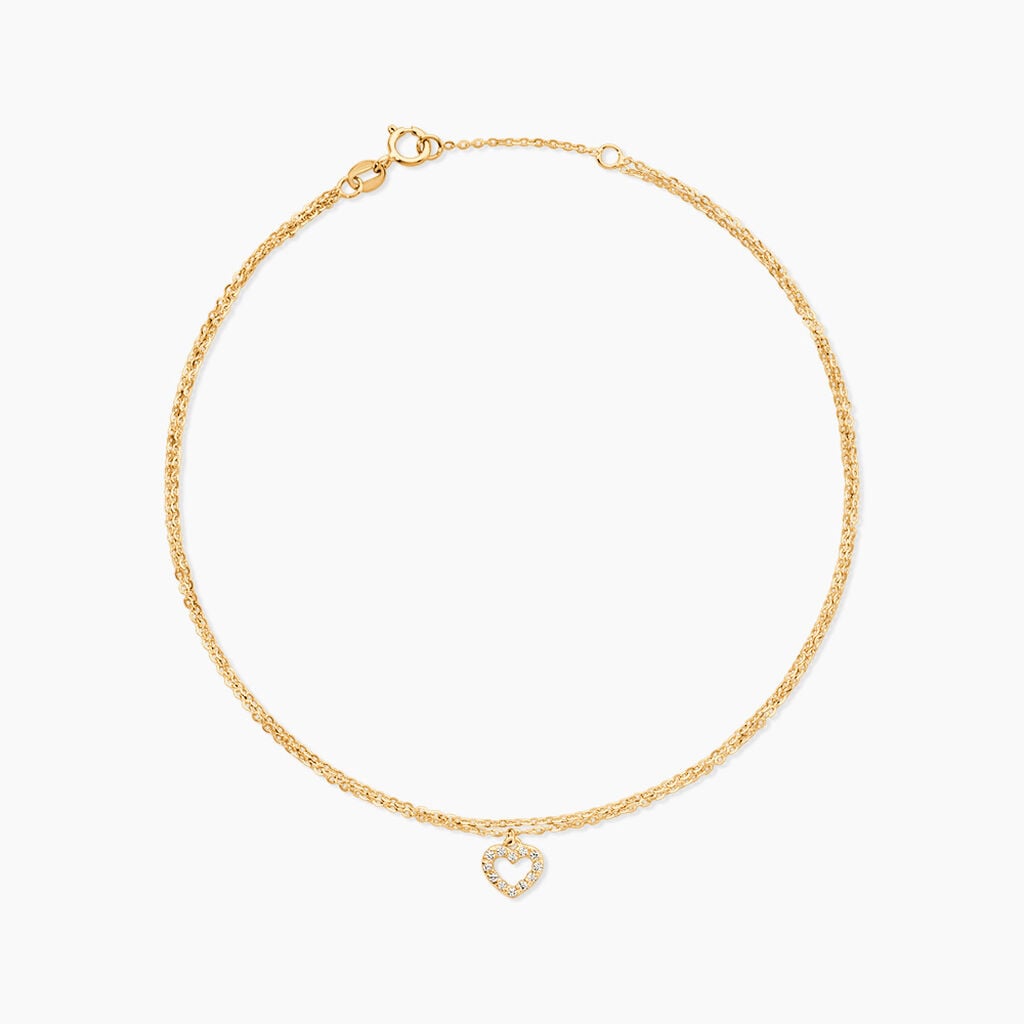 Chaine De Cheville Salome Or Jaune - Cha&icirc;nes de cheville Femme | Histoire d&rsquo;Or