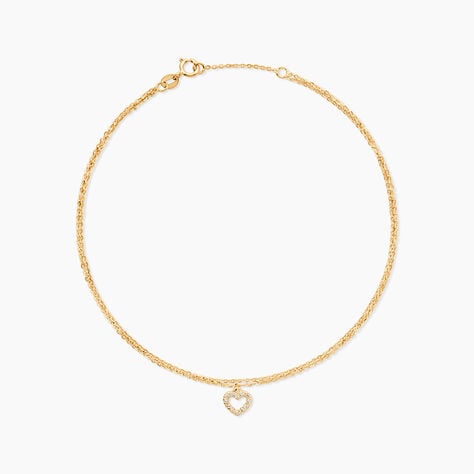 Chaine De Cheville Salome Or Jaune - Cha&icirc;nes de cheville Femme | Histoire d&rsquo;Or