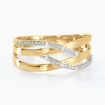 Bague Joassine Or Jaune Diamant - Bagues avec pierre Femme | Histoire d&rsquo;Or