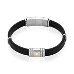 Bracelet Jourdan Cuir Noir - Bracelets Homme | Histoire d&rsquo;Or