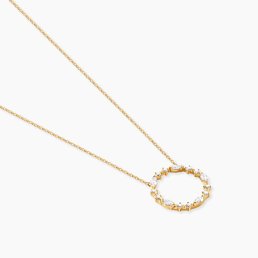 Collier Euphranor Or Jaune Diamant Synthétique - Nouveautés Femme | Histoire d’Or