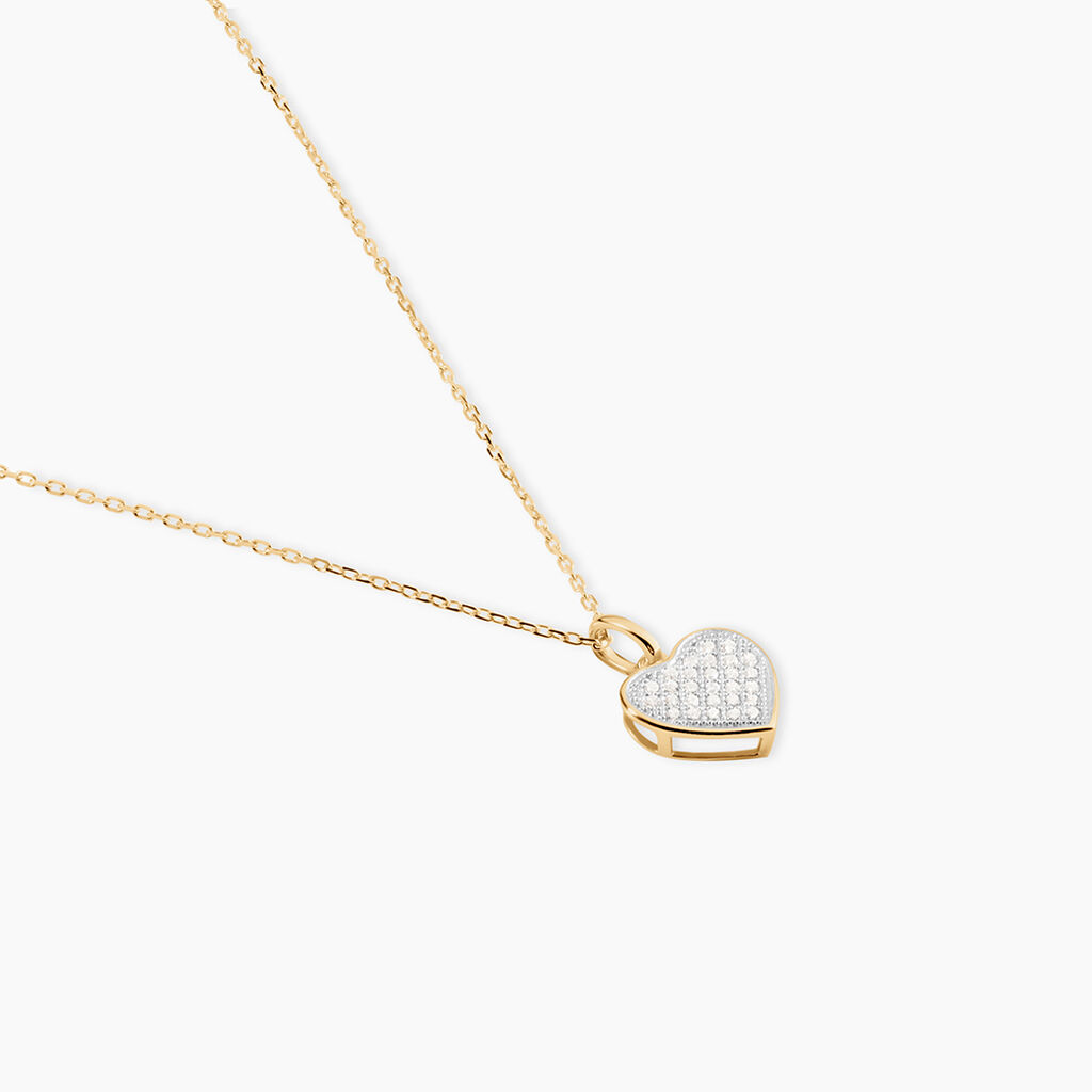Collier Salviane Or Jaune Oxyde De Zirconium - F&ecirc;te des m&egrave;res Femme | Histoire d&rsquo;Or