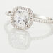 Bague Adrienne Or Blanc Oxyde De Zirconium - Bagues solitaires Femme | Histoire d’Or