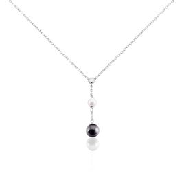 Collier Lucia Cera Argent Blanc Perle De Culture Et Céramique - Colliers fantaisie Femme | Histoire d’Or