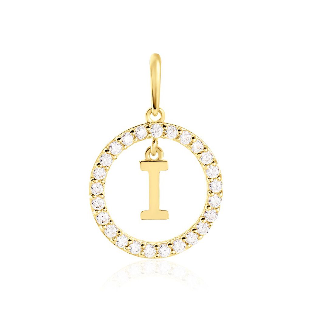 Pendentif Gabe Or Jaune Oxyde De Zirconium