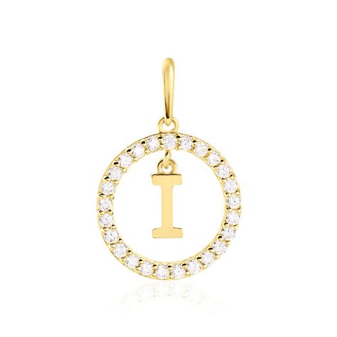 Pendentif Gabe Or Jaune Oxyde De Zirconium - Pendentifs Femme | Histoire d’Or