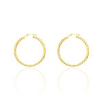 Cr&eacute;oles Udara Or Jaune - Boucles d'oreilles cr&eacute;oles Femme | Histoire d&rsquo;Or