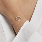 Bracelet Theolina Plaqu&eacute; Or Jaune Oxyde De Zirconium - Bracelets Femme | Histoire d&rsquo;Or