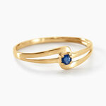 Bague Nesryne Or Jaune Saphir - Bagues solitaires Femme | Histoire d&rsquo;Or