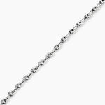 Bracelet Maille Argent Carrus - Bracelets cha&icirc;ne Homme | Histoire d&rsquo;Or