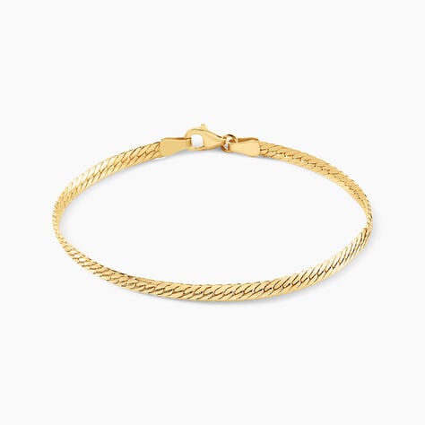 Bracelet Izel Maille Anglaise Or Jaune - Bracelets chaîne Femme | Histoire d’Or