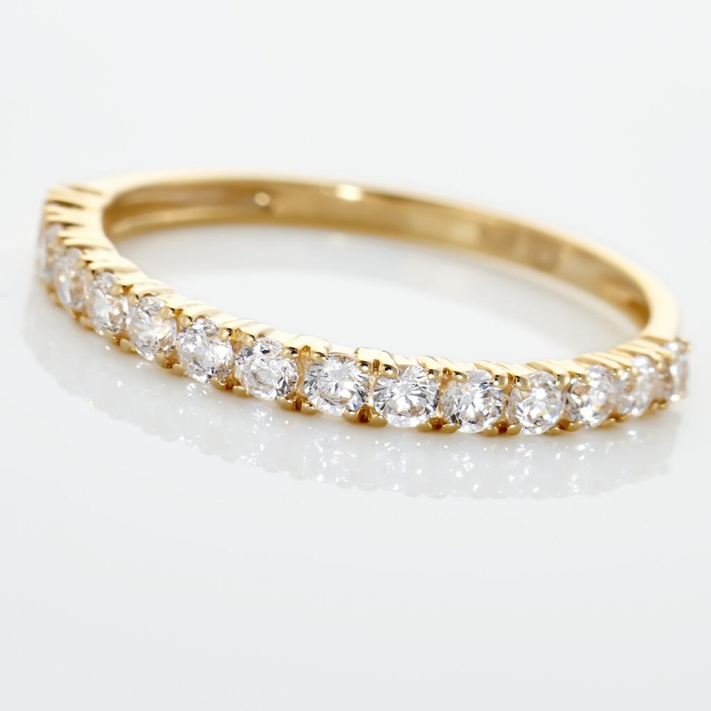 Alliance Julietta Or Jaune Oxyde De Zirconium - Alliances Femme | Histoire d’Or