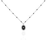Collier Polka Argent Blanc - Sautoirs Femme | Histoire d&rsquo;Or