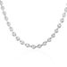 Collier Carrus Maille Grain De Cafe Argent Blanc - Chaines Homme | Histoire d’Or