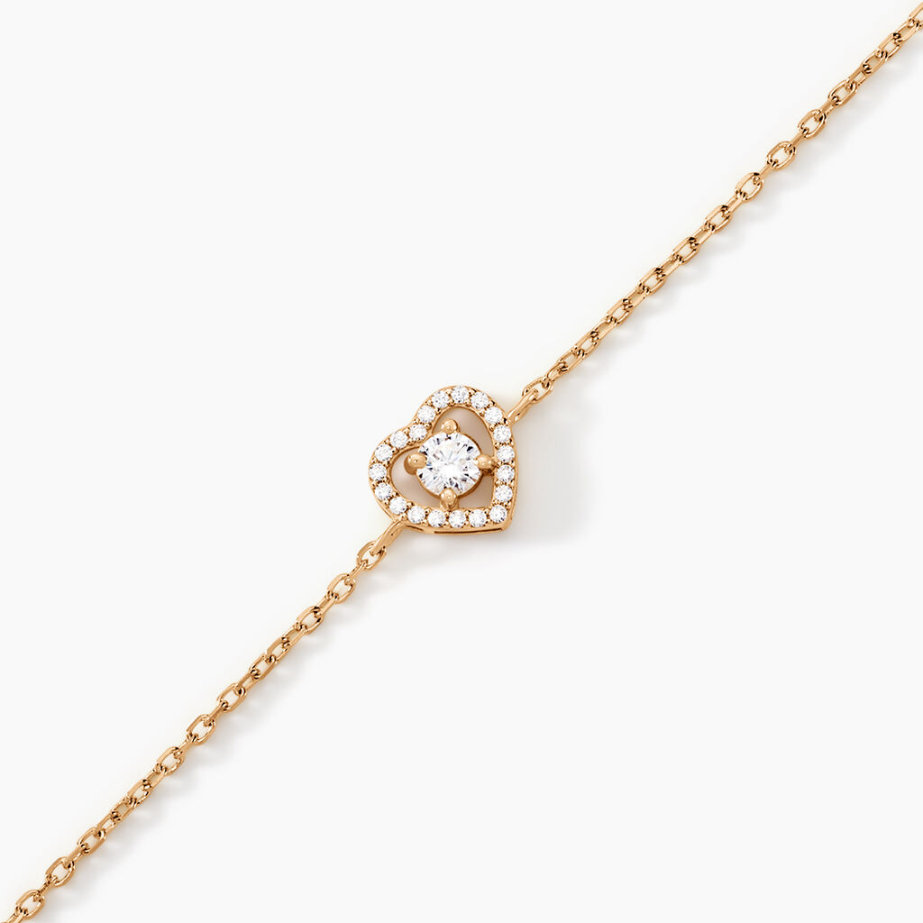 Bracelet Alais Plaqué Or Oxyde De Zirconium - Bracelets Femme | Histoire d’Or