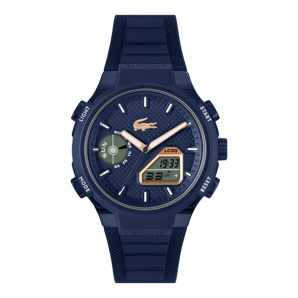 Montre Lacoste Lc33 Bleu - Id&eacute;es cadeaux Homme | Histoire d&rsquo;Or