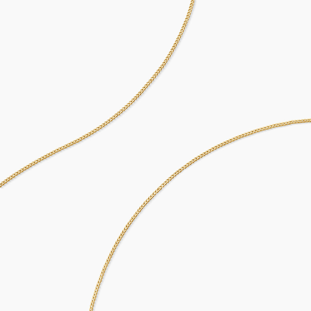 Cha&icirc;ne Iris Maille Gourmette Or Jaune - Chaines Femme | Histoire d&rsquo;Or