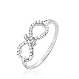 Bague Solea Or Blanc Diamant - Bagues avec pierre Femme | Histoire d’Or
